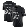 Tlead LV.Raiders #58 Jackson Powers-Johnson Player Black Limited Black Impact Home Game Stitched Jerseys