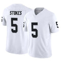Tlead LV.Raiders #5 Eric Stokes Player White Limited Vapor F.U.S.E. Home Game Stitched Jerseys