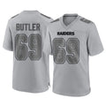 Tlead LV.Raiders #69 Adam Butler Player Gray Atmosphere Fashion Limited Game Stitched Jerseys