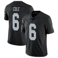 Tlead LV.Raiders #6 A.J. Cole Player Black Limited Vapor Untouchable Home Game Stitched Jerseys