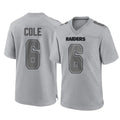 Tlead LV.Raiders #6 A.J. Cole Player Gray Atmosphere Fashion Limited Game Stitched Jerseys