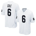 Tlead LV.Raiders #6 A.J. Cole Player White Home Game Stitched Jerseys