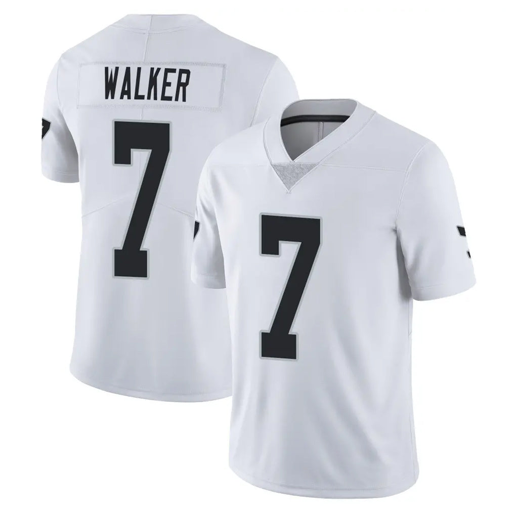 Tlead LV.Raiders #7 Quay Walker Player White Limited Vapor Untouchable Home Game Stitched Jerseys