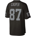 Tlead LV.Raiders #87 Dave Casper Mitchell & Ness Black Legacy Replica Jersey Stitched Puhic
