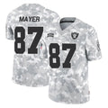 Tlead LV.Raiders #87 Michael Mayer Player Arctic Camo Salute To Service Limited Game Stitched Jerseys