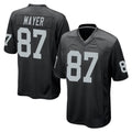 Tlead LV.Raiders #87 Michael Mayer Player Black Home Game Stitched Jerseys