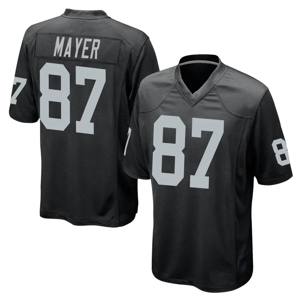 Tlead LV.Raiders #87 Michael Mayer Player Black Home Game Stitched Jerseys