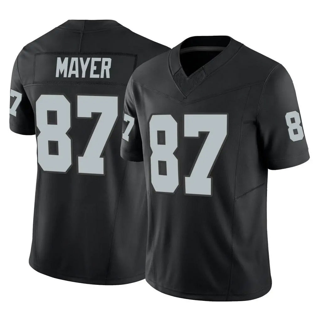 Tlead LV.Raiders #87 Michael Mayer Player Black Limited Vapor F.U.S.E. Home Game Stitched Jerseys