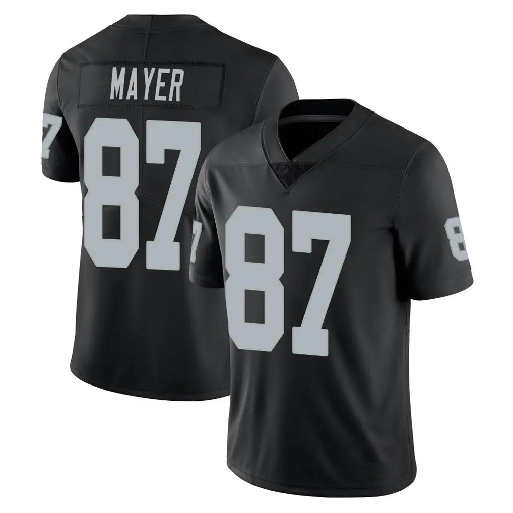 Tlead LV.Raiders #87 Michael Mayer Player Black Limited Vapor Untouchable Home Game Stitched Jerseys