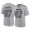 Tlead LV.Raiders #87 Michael Mayer Player Gray Atmosphere Fashion Limited Game Stitched Jerseys