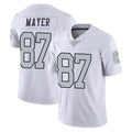Tlead LV.Raiders #87 Michael Mayer Player White Limited Color Rush Home Game Stitched Jerseys