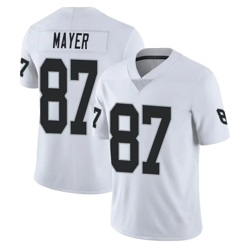 Tlead LV.Raiders #87 Michael Mayer Player White Limited Vapor Untouchable Home Game Stitched Jerseys