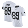 Tlead LV.Raiders #89 Brock Bowers Player White Limited Vapor Untouchable Home Game Stitched Jerseys