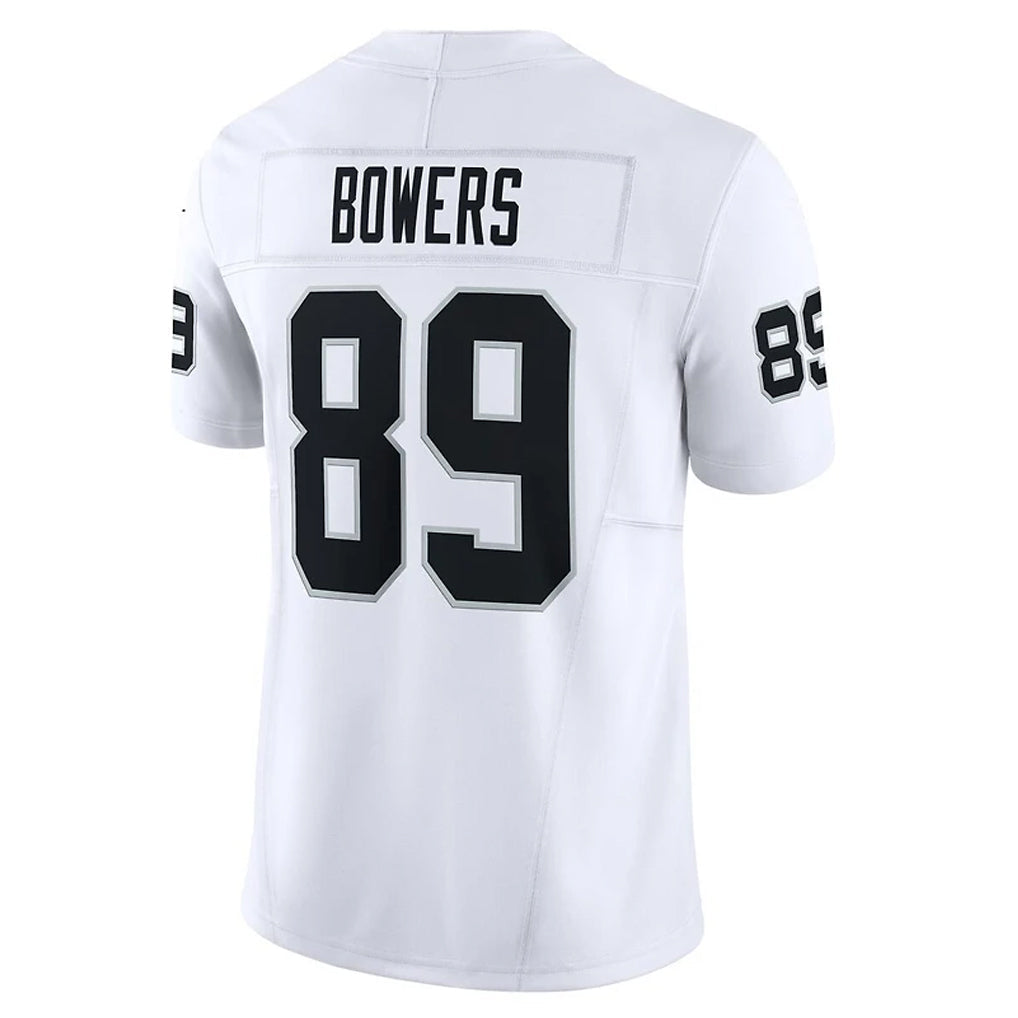 Tlead LV.Raiders #89 Brock Bowers Player White Vapor F.U.S.E Limited Stitched Jerseys