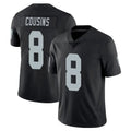 Tlead LV.Raiders #8 Kirk Cousins Player Black Limited Vapor Untouchable Home Game Stitched Jerseys