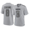 Tlead LV.Raiders #8 Kirk Cousins Player Gray Atmosphere Fashion Limited Game Stitched Jerseys