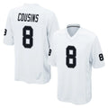 Tlead LV.Raiders #8 Kirk Cousins Player White Home Game Stitched Jerseys