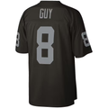 Tlead LV.Raiders #8 Ray Guy Mitchell & Ness Black Legacy Replica Jersey