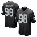 Tlead LV.Raiders #98 Maxx Crosby Player Black Home Game Stitched Jerseys