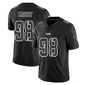 Tlead LV.Raiders #98 Maxx Crosby Player Black Limited Black Impact Home Game Stitched Jerseys