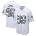 Tlead LV.Raiders #98 Maxx Crosby Player White Alternate Home Game Stitched Jerseys