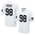 Tlead LV.Raiders #98 Maxx Crosby Player White Home Game Stitched Jerseys