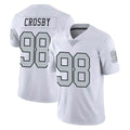 Tlead LV.Raiders #98 Maxx Crosby Player White Limited Color Rush Home Game Stitched Jerseys