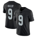 Tlead LV.Raiders #9 Jalen Nailor Player Black Limited Vapor Untouchable Home Game Stitched Jerseys