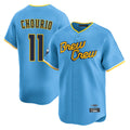 Tlead M.Brewers #11 Jackson Chourio Player Light Blue City Connect Home Limited Stitched Jerseys