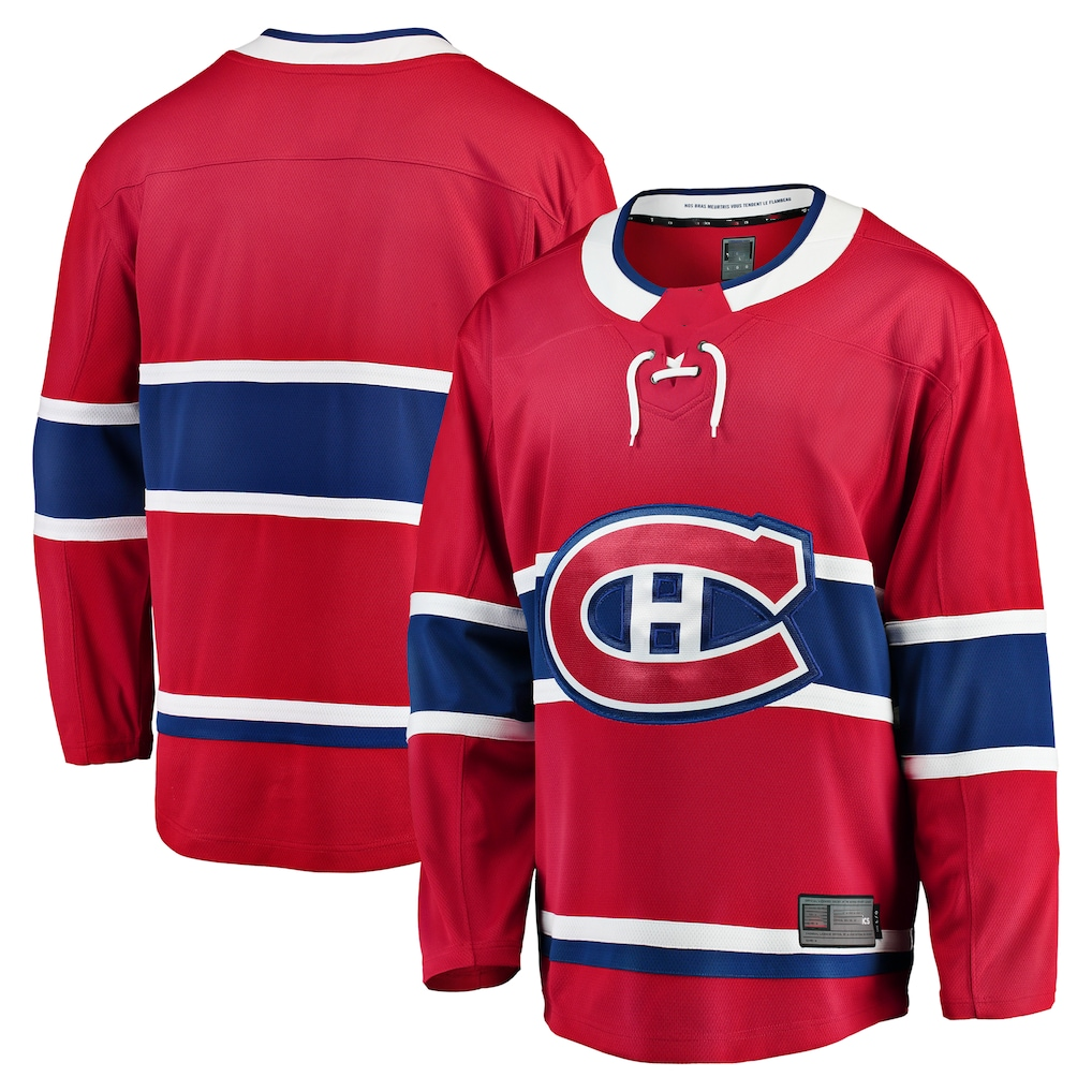 Tlead M.Canadiens Red Breakaway Home Jerseys