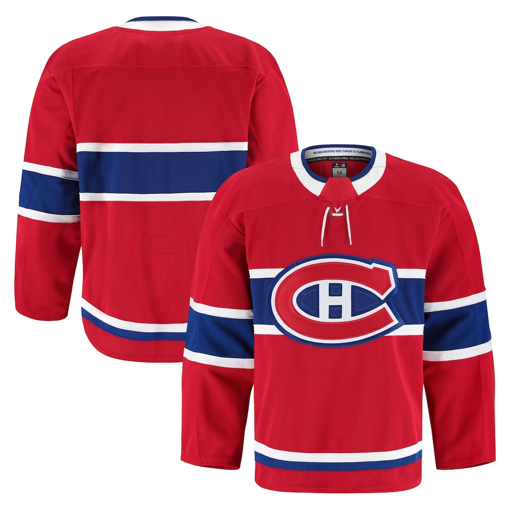 Tlead M.Canadiens Red Home Authentic Pro Jerseys