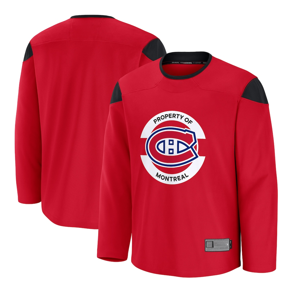 Tlead M.Canadiens Red Practice Jerseys