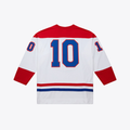 Tlead M.Canadiens #10 Guy Lafleur Mitchell & Ness White 1971 Power Play Jerseys