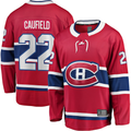 Tlead M.Canadiens #22 Cole Caufield Red Home Breakaway Replica Jerseys