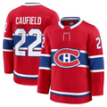 Tlead M.Canadiens #22 Cole Caufield Red Home Premium Jerseys