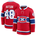 Tlead M.Canadiens #48 Lane Hutson Red Home Premium Jerseys
