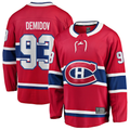 Tlead M.Canadiens #93 Ivan Demidov Red Home Breakaway Jerseys