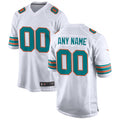 Tlead Custom M.Dolphins Game Secondary Alternate Stitched Jerseys