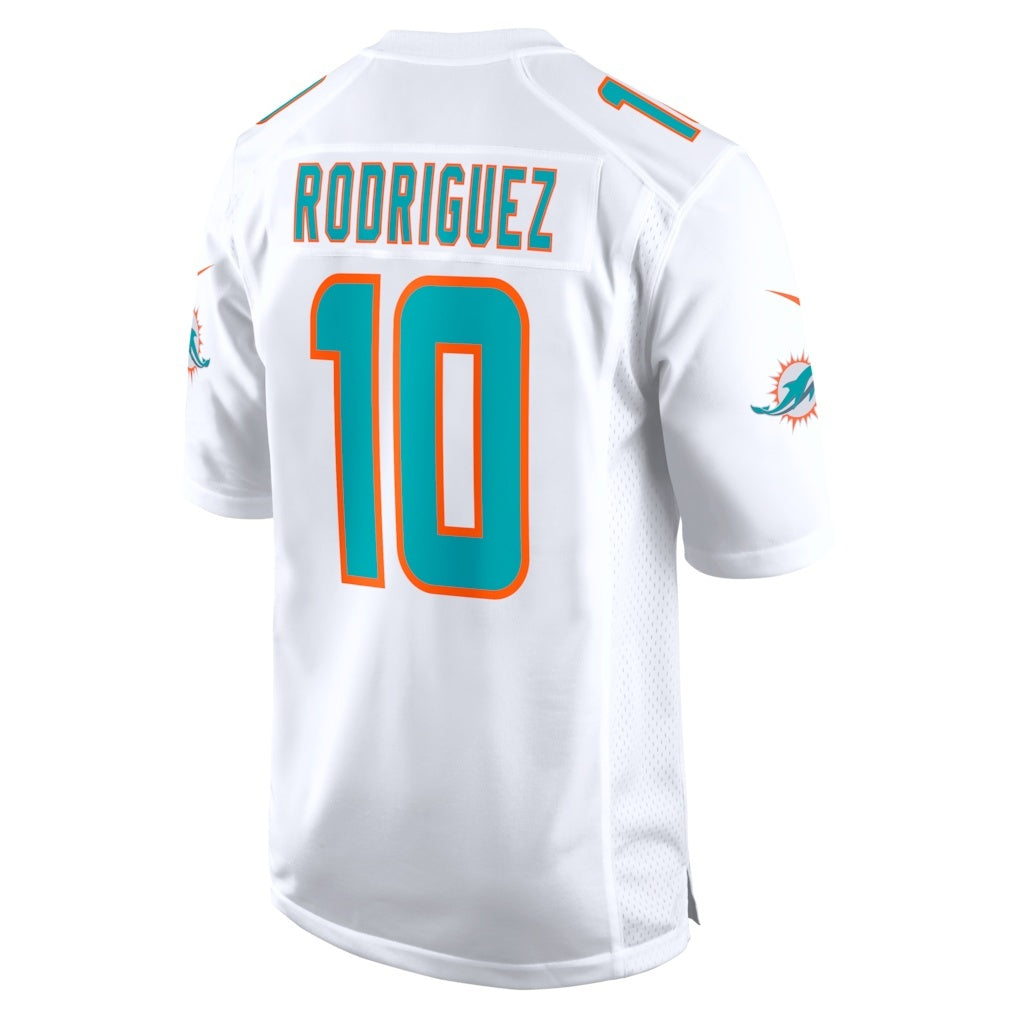 Tlead M.Dolphins #10 Jacob Rodriguez White Game Stitched Jerseys