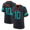 Tlead M.Dolphins #10 Tyreek Hill Player Blue Rivalries Collection Game Stitched Jerseys