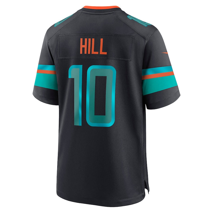Tlead M.Dolphins #10 Tyreek Hill Player Blue Rivalries Collection Game Stitched Jersey