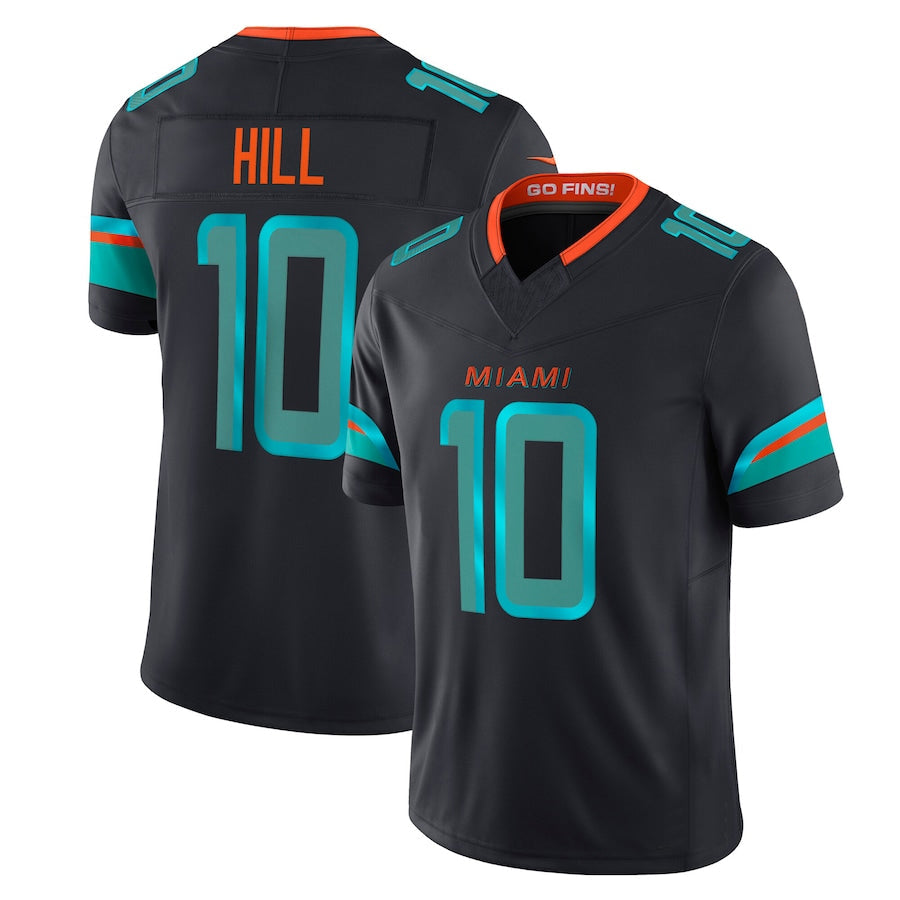 Tlead M.Dolphins #10 Tyreek Hill Player Blue Rivalries Collection Vapor Limited Stitched Jerseys