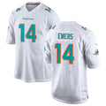 Tlead M.Dolphins #14 Quinn Ewers Player White Home Game Stitched Jerseys