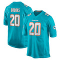 Tlead M.Dolphins #20 Jordyn Brooks Player Aqua Home Game Stitched Jerseys