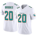 Tlead M.Dolphins #20 Jordyn Brooks Player White Limited Vapor F.U.S.E. Home Game Stitched Jerseys