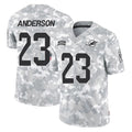 Tlead M.Dolphins #23 Zayne Anderson Player Arctic Camo Salute To Service Limited Game Stitched Jerseys