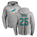 Tlead M.Dolphins #25 Tyrel Dodson Player Gray LOGO Pullover Hoodies Limited Stitched Jerseys