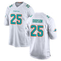 Tlead M.Dolphins #25 Tyrel Dodson Player White Limited Home Game Stitched Jerseys