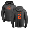 Tlead M.Dolphins #2 Malik Willis Player Darkgray Pullover Hoodies Limited Stitched Jerseys