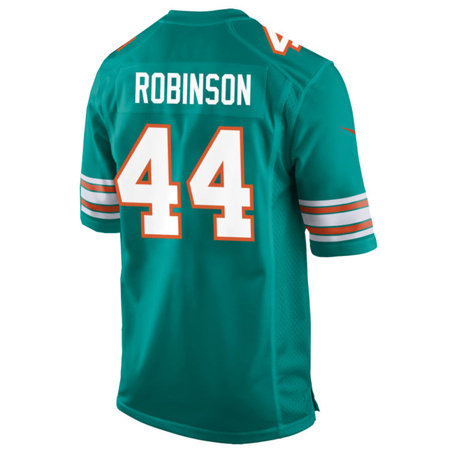 Tlead M.Dolphins #44 Chop Robinson Player Aqua Home Game Stitched Jerseys